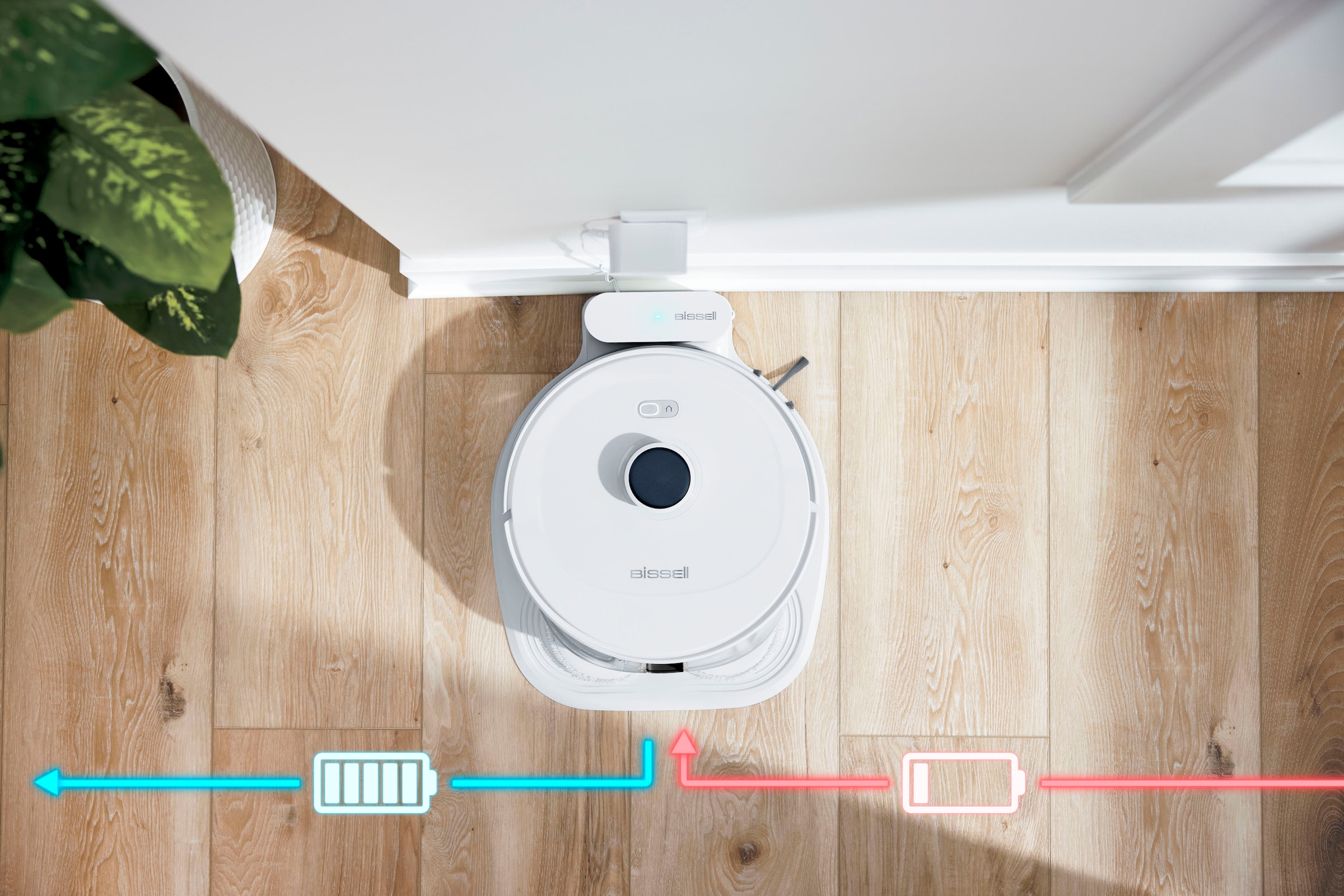 Bissell Wischroboter »SpinWave Robot R5 Pet«, mit Saugfunktion