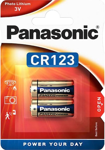 Panasonic Batterie »Cylindrical Lithium - CR123A«, 3 V kaufen