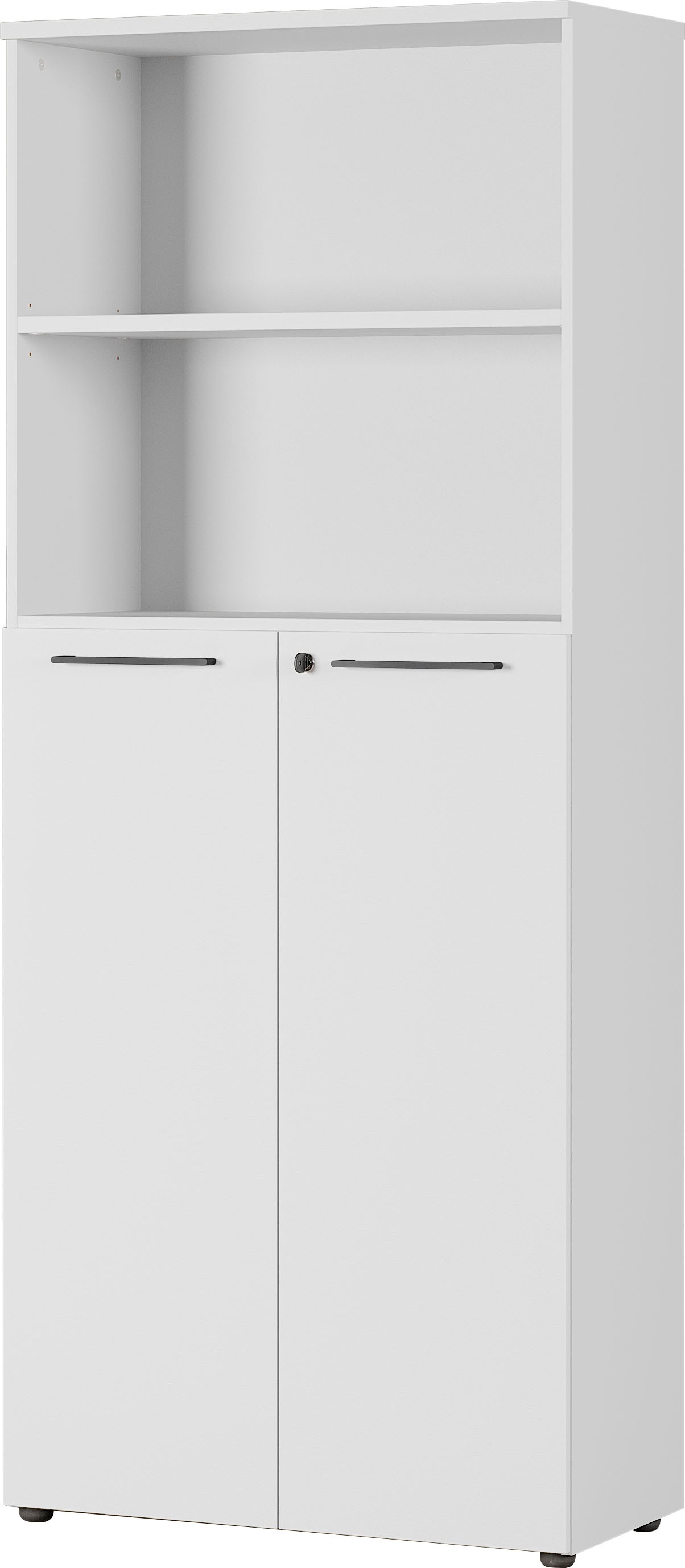 GERMANIA Aktenschrank »GW-Agenda, Mehrzweckschrank, abschließbar,«, optional mit 2 offenen Fächern, Maße 80x197 cm, Made in Germany