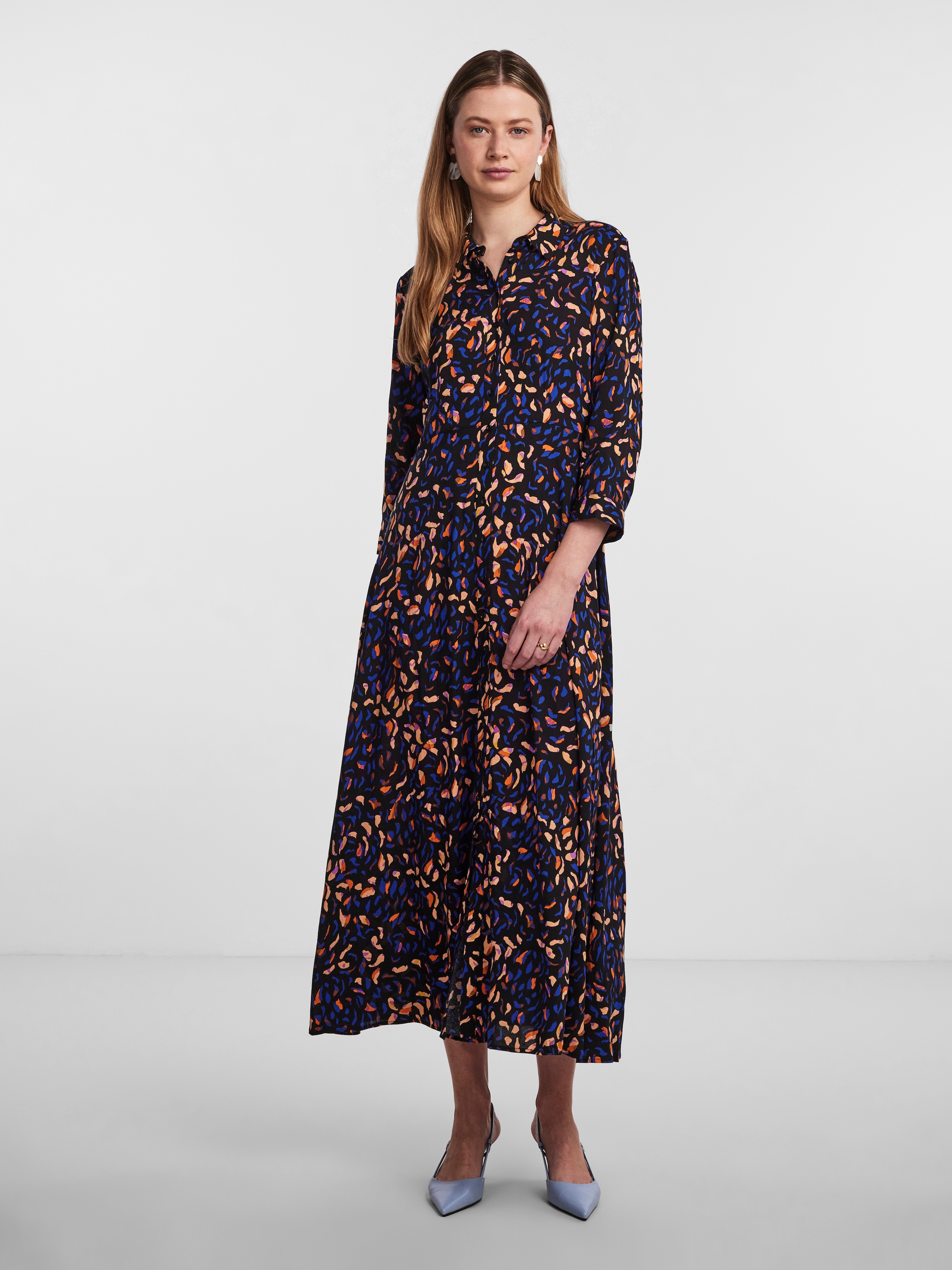 Y.A.S "YASSAVANNA LONG SHIRT DRESS" Viskose, loose fit