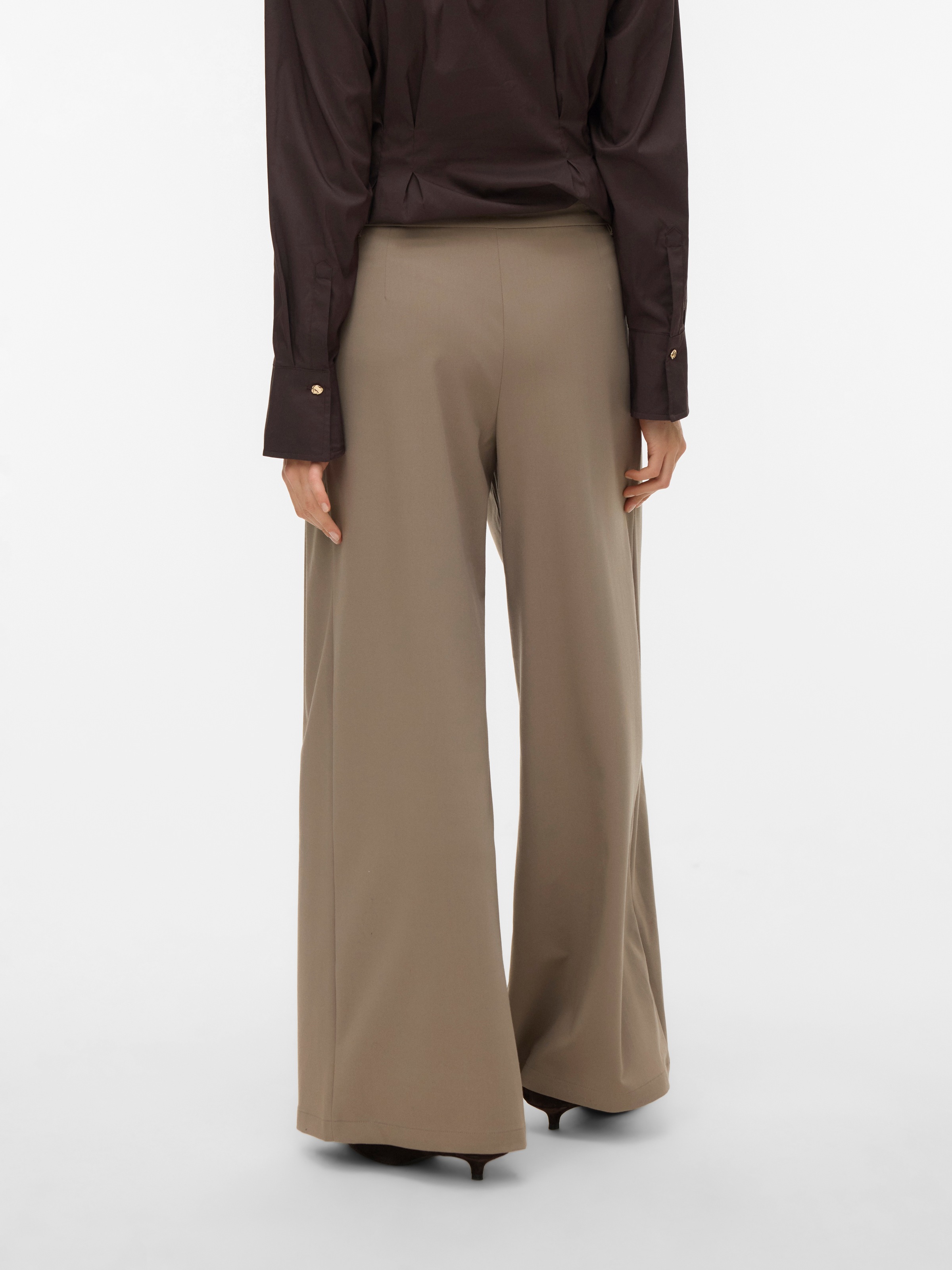 Vero Moda Anzughose »VMSTELLA MW WIDE PLEAT PANT NOOS«  Materialmix, oversize