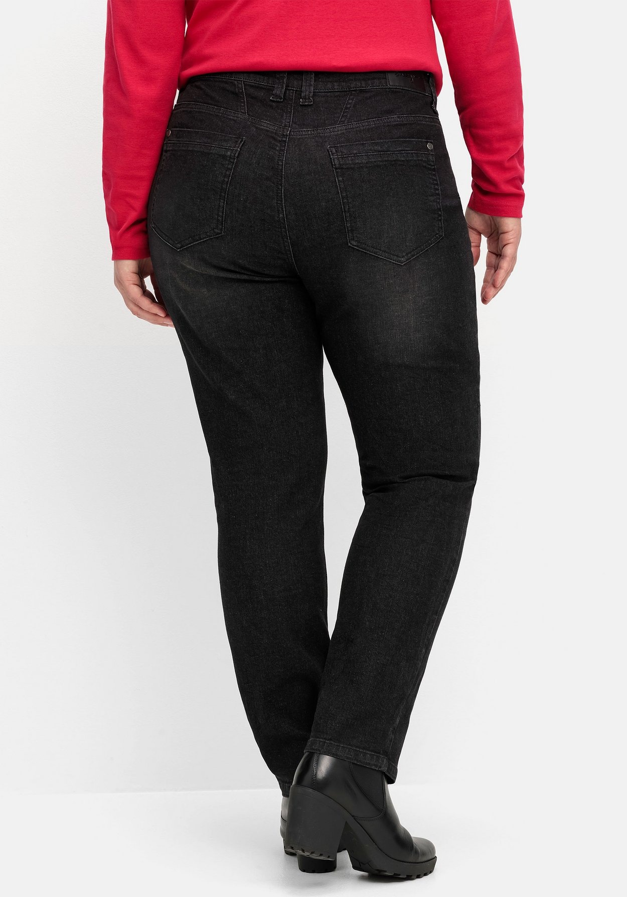 Sheego Stretch-Jeans »Jeans PIA, aus elastischem Denim«