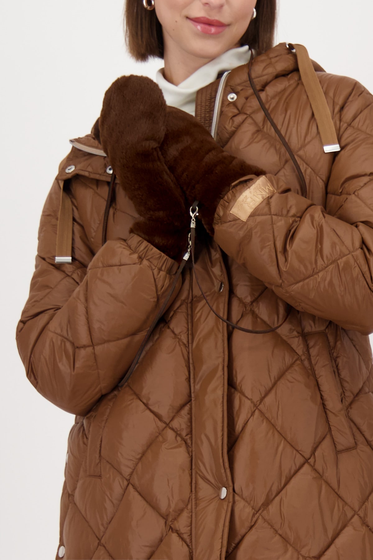 Monari Fäustlinge Regular fit mit Fellimitat