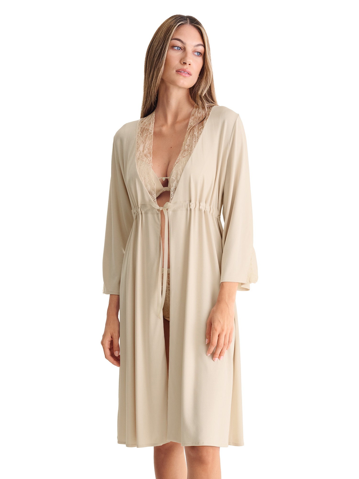 Lisca Morgenmantel »Morgenmantel 3/4 Ärmel Destiny«
