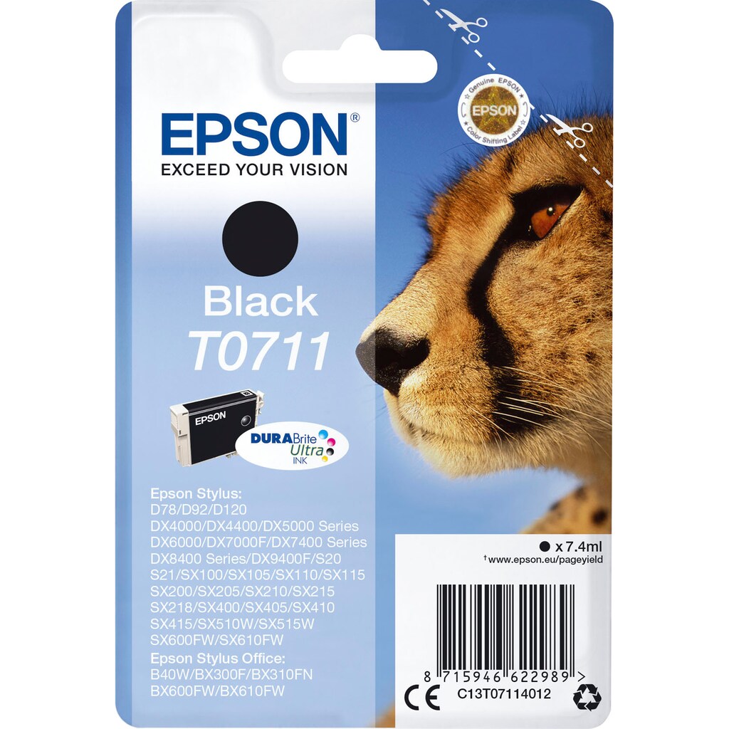Epson Tintenpatrone »T0711«