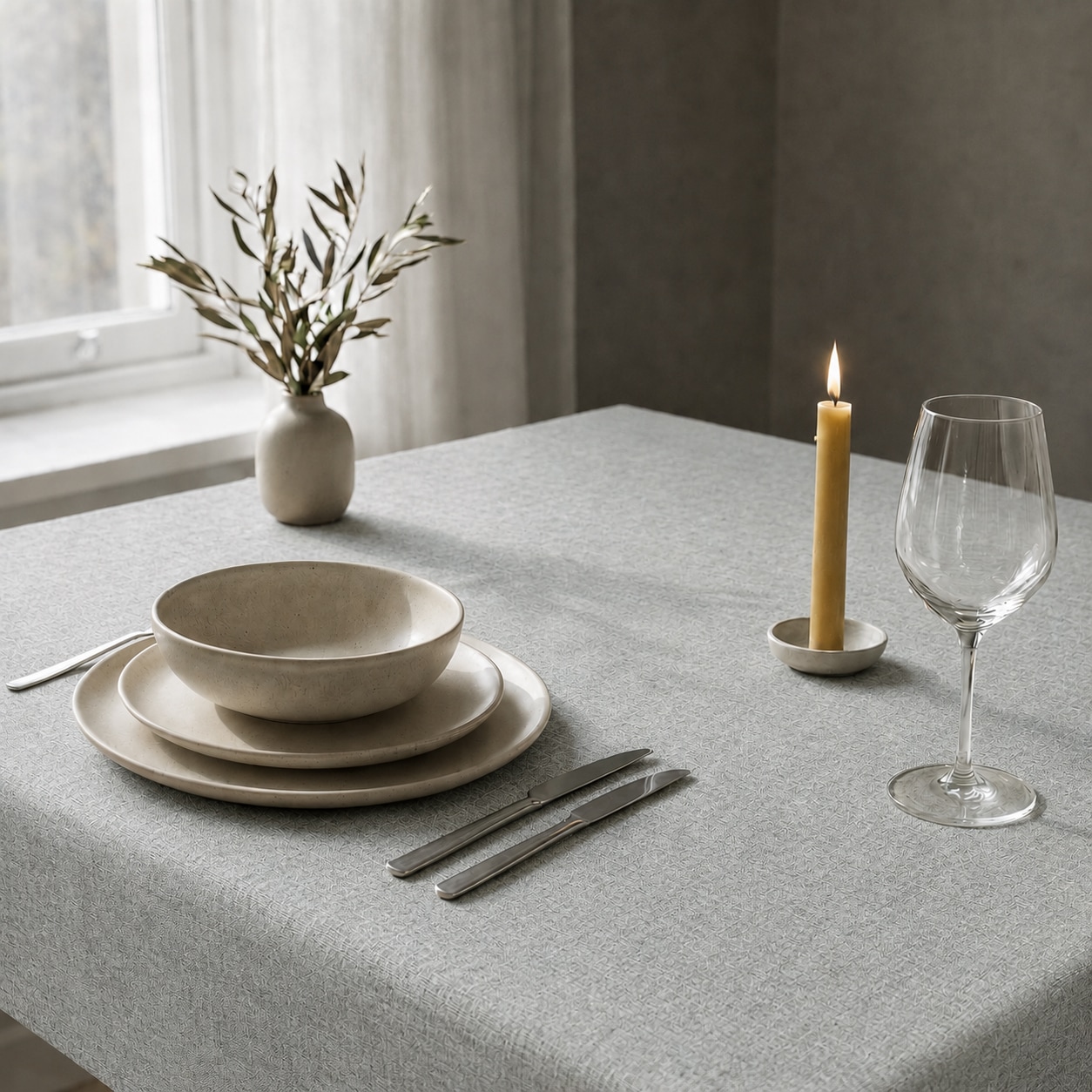 OTTO home Tischdecke "Meellon in eckig und rund" unifarben, verschiedene Größen, Esszimmer, Wohnzimmer, Dekoration