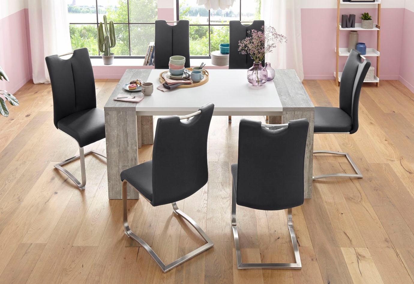 MCA furniture Kg 140 Rechnung auf belastbar bis »Artos«, kaufen Stuhl (Set), 2 St., Freischwinger Kunstleder