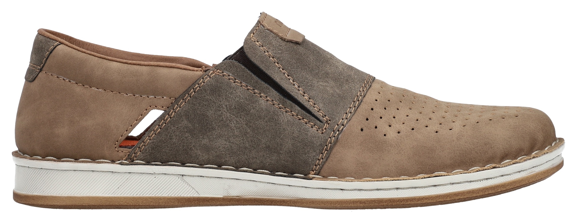 Rieker Slipper, Halbschuh, Freizeitschuh, Sommerschuh mit Perforation
