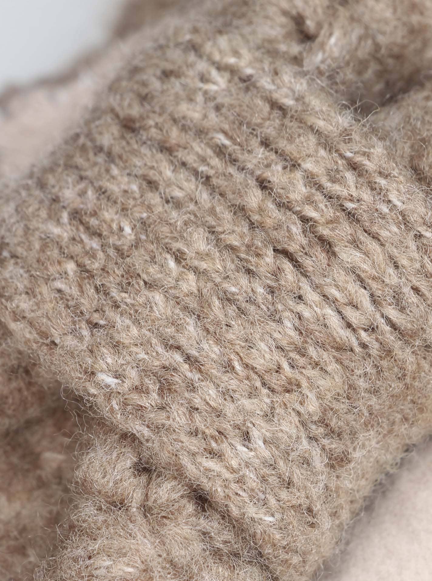 Zwillingsherz Stirnband »"Muster"« mit Muster, Knoten und Wollanteil