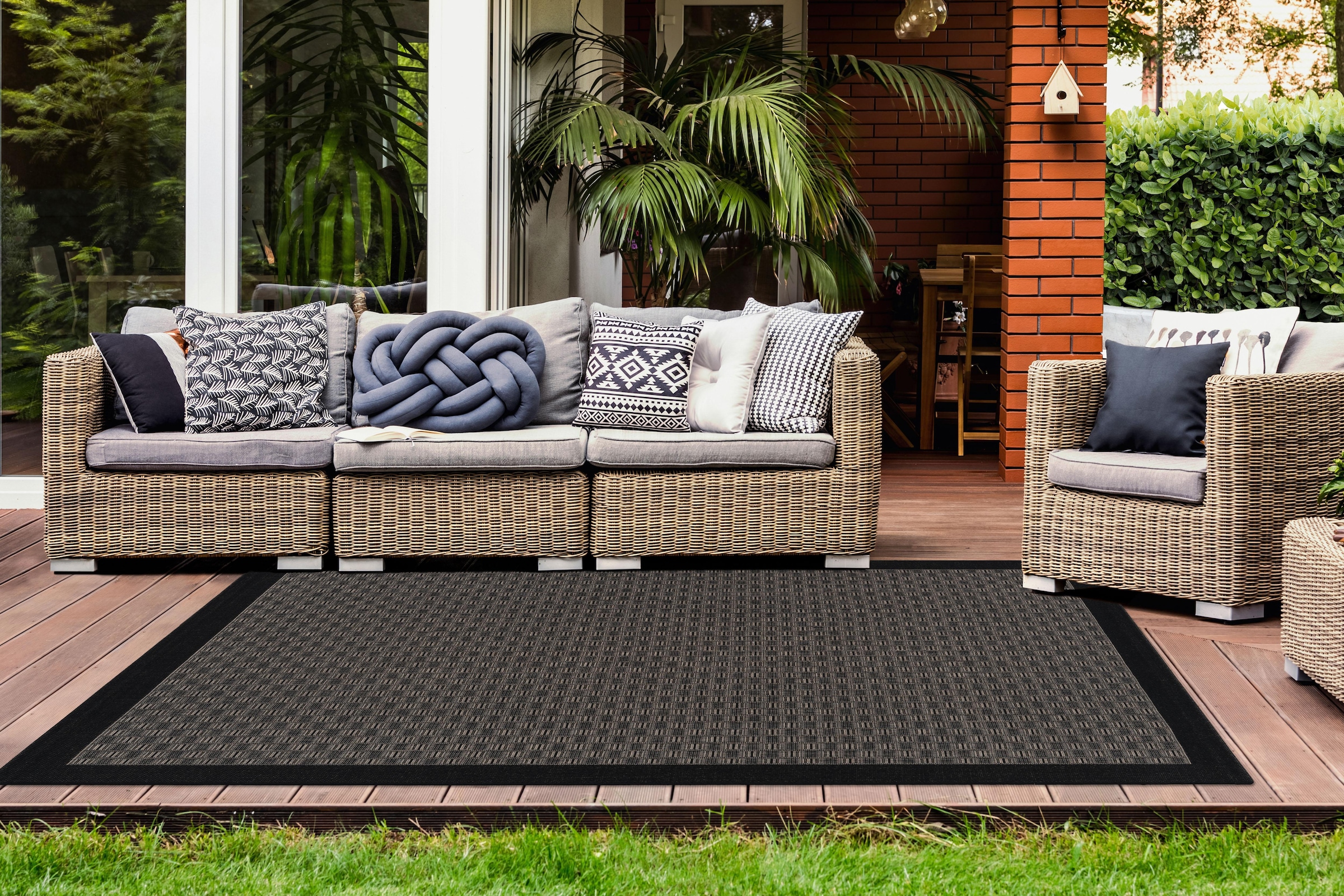 LALEE Teppich »Sunset 608«, rechteckig, 5 mm Höhe, In- und Outdoor geeignet, Wohnzimmer
