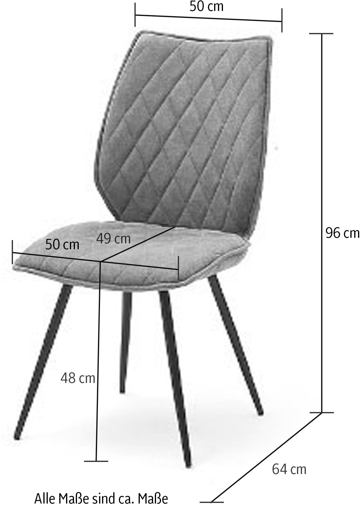 MCA furniture Esszimmerstuhl »NAVARRA«, Polyester