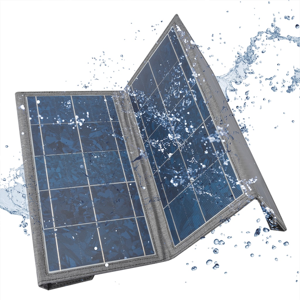 4smarts Solarladegerät »Solar Panel VoltSolar Style 20W mit Dual USB-A«