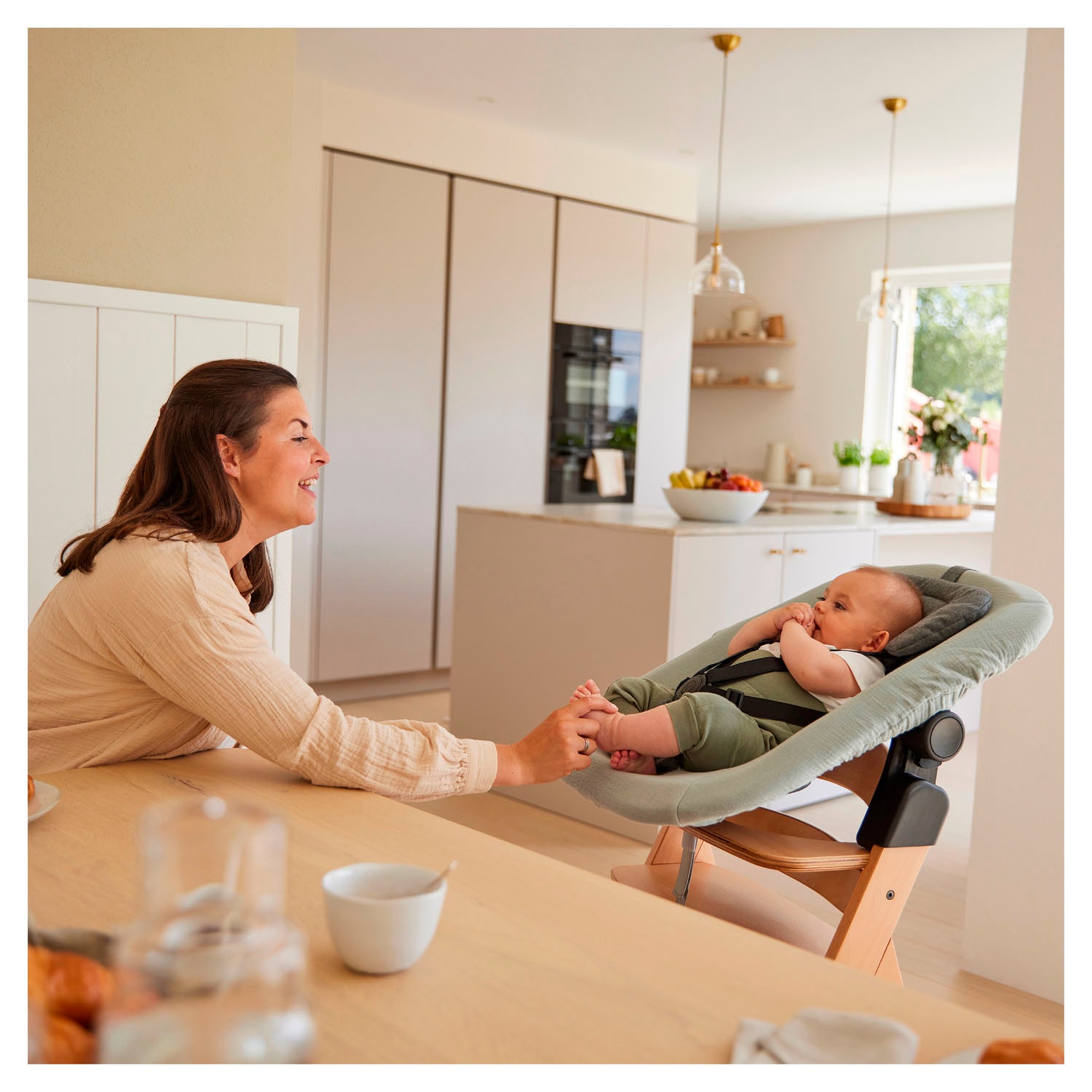 Hauck Kindersitzbezug »Schonbezug für Babywippe; Highchair Bouncer Cover«, Schonbezug für Babywippe Bouncer/Bouncer Eco