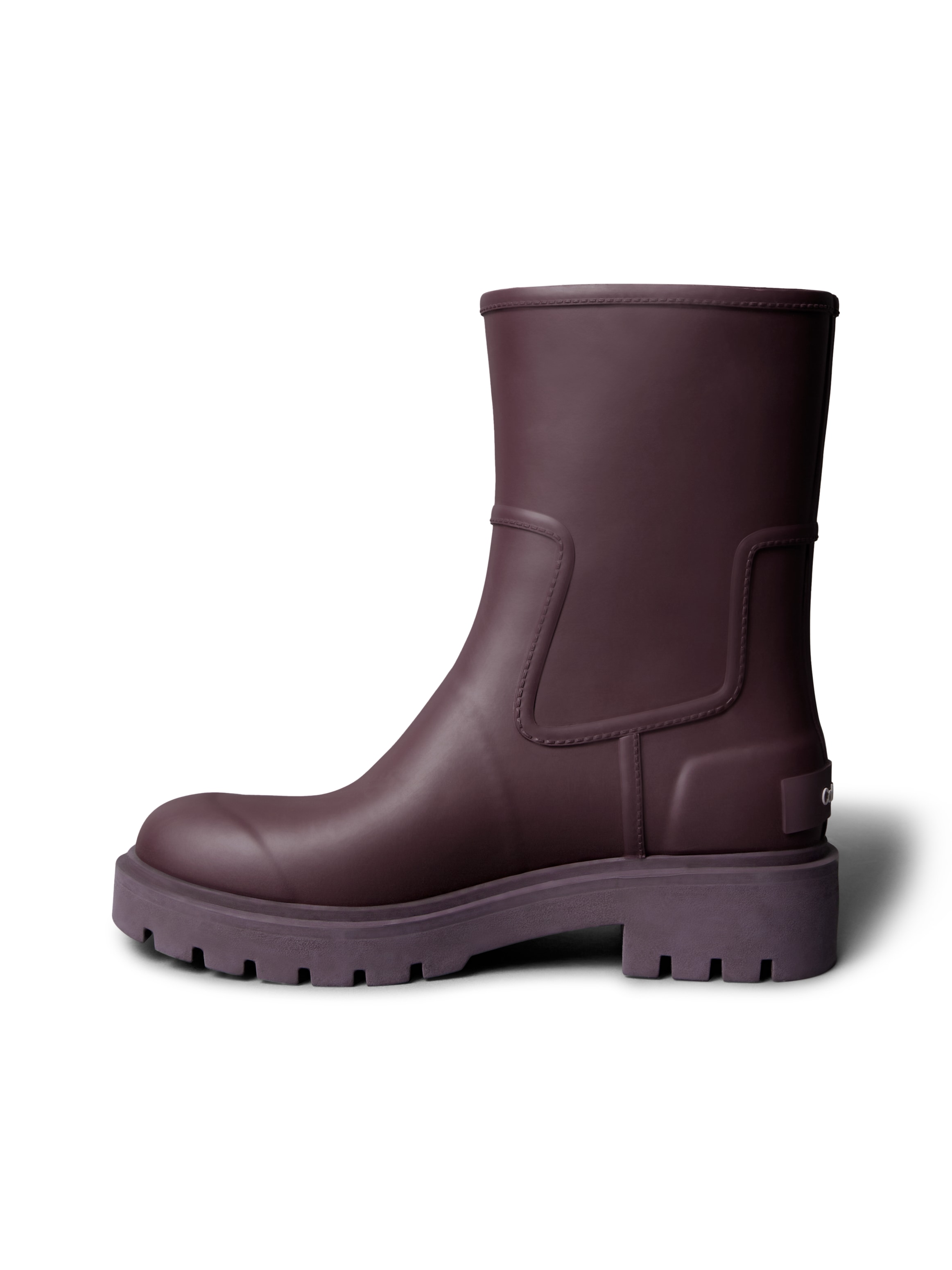 Calvin Klein Jeans Gummistiefelette »MID RAINBOOT RUBBER«  Rainboots, Stiefelette, mit Logoschriftzug