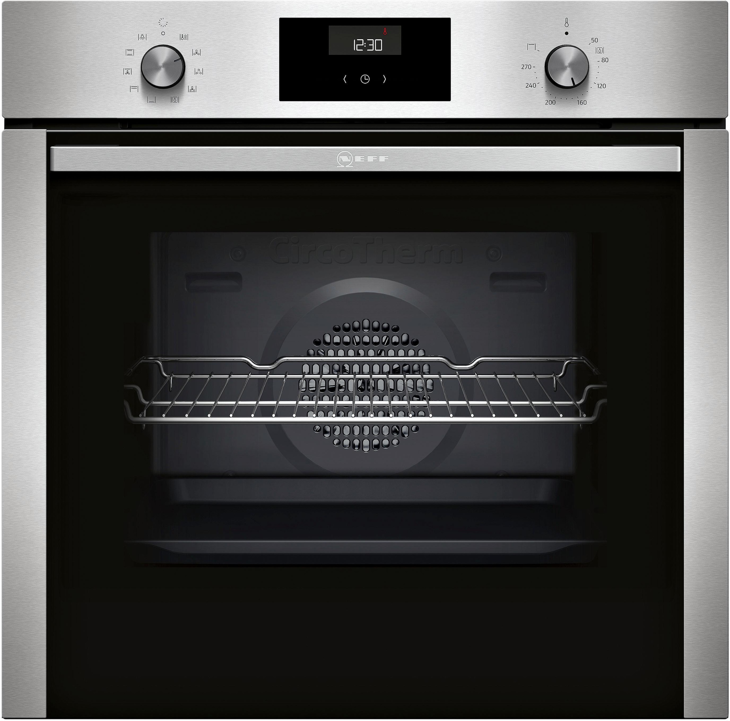NEFF Einbaubackofen N 50 »B1CCE2AN0«, mit Teleskopauszug nachrüstbar, easyClean, CircoTherm®-Heißluft