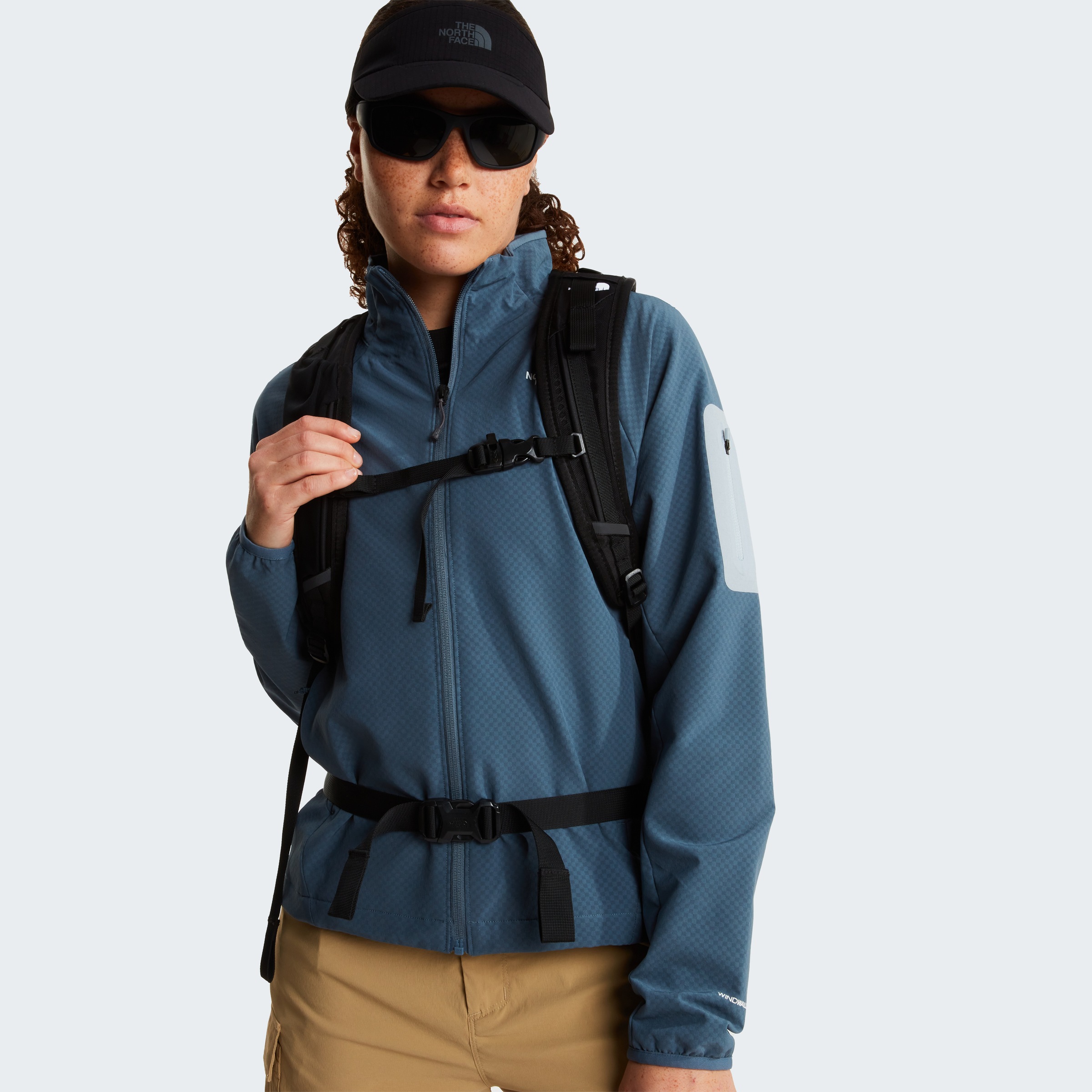 The North Face Softshelljacke »W TEK APPROACH JACKET« für Erwachsene, winddicht, mit Reißverschluss, mit Ärmeltasche
