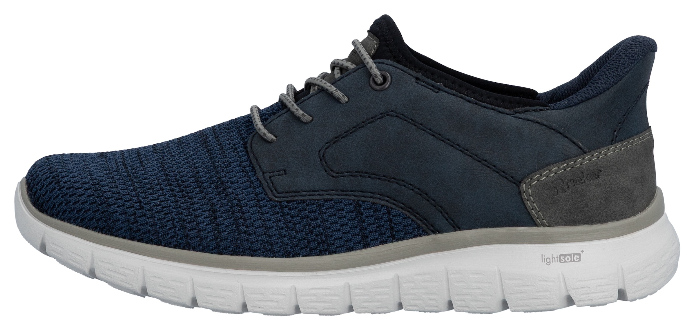 Rieker Slip-On Sneaker  , Freizeitschuh, Halbschuh, Schlupfschuh, gepolsterter Fersenabschluss