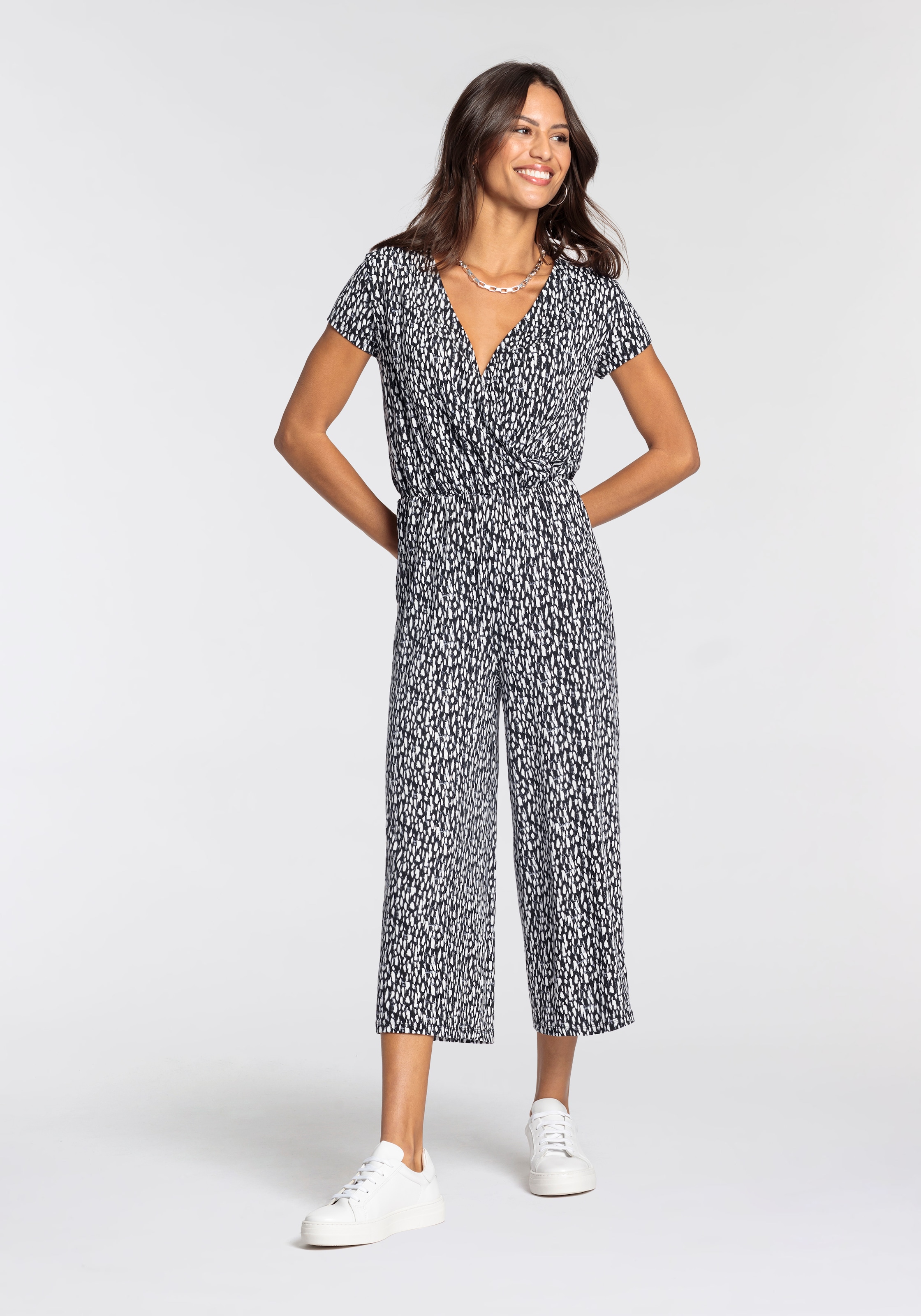 Laura Scott Jumpsuit, mit V-Ausschnitt - NEUE KOLLEKTION