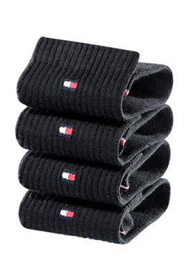 Tommy Hilfiger Kurzsocken, (4 Paar), mit weichem Frottee