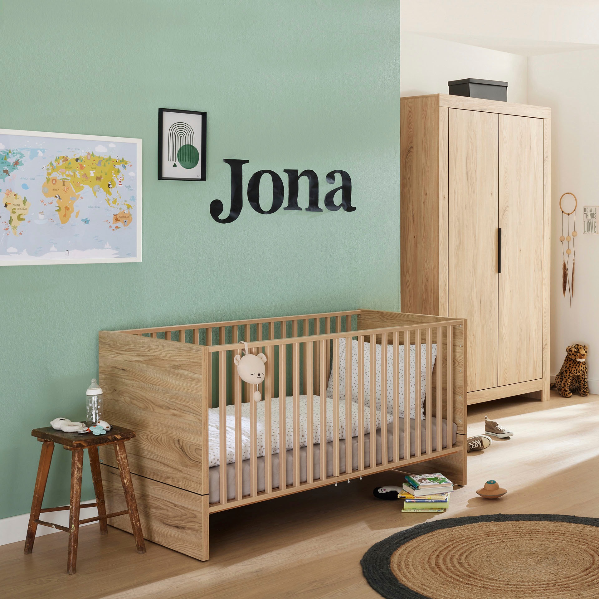 PAIDI Babybett »JOSIE«, 4-fach höhenverstellbar, mit Airwell® Comfort Federleistenrost