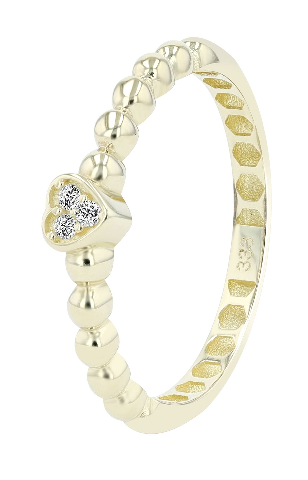 Adelia´s Fingerring »Adelia's Damen Ring aus 333 Gold mit Zirkonia«