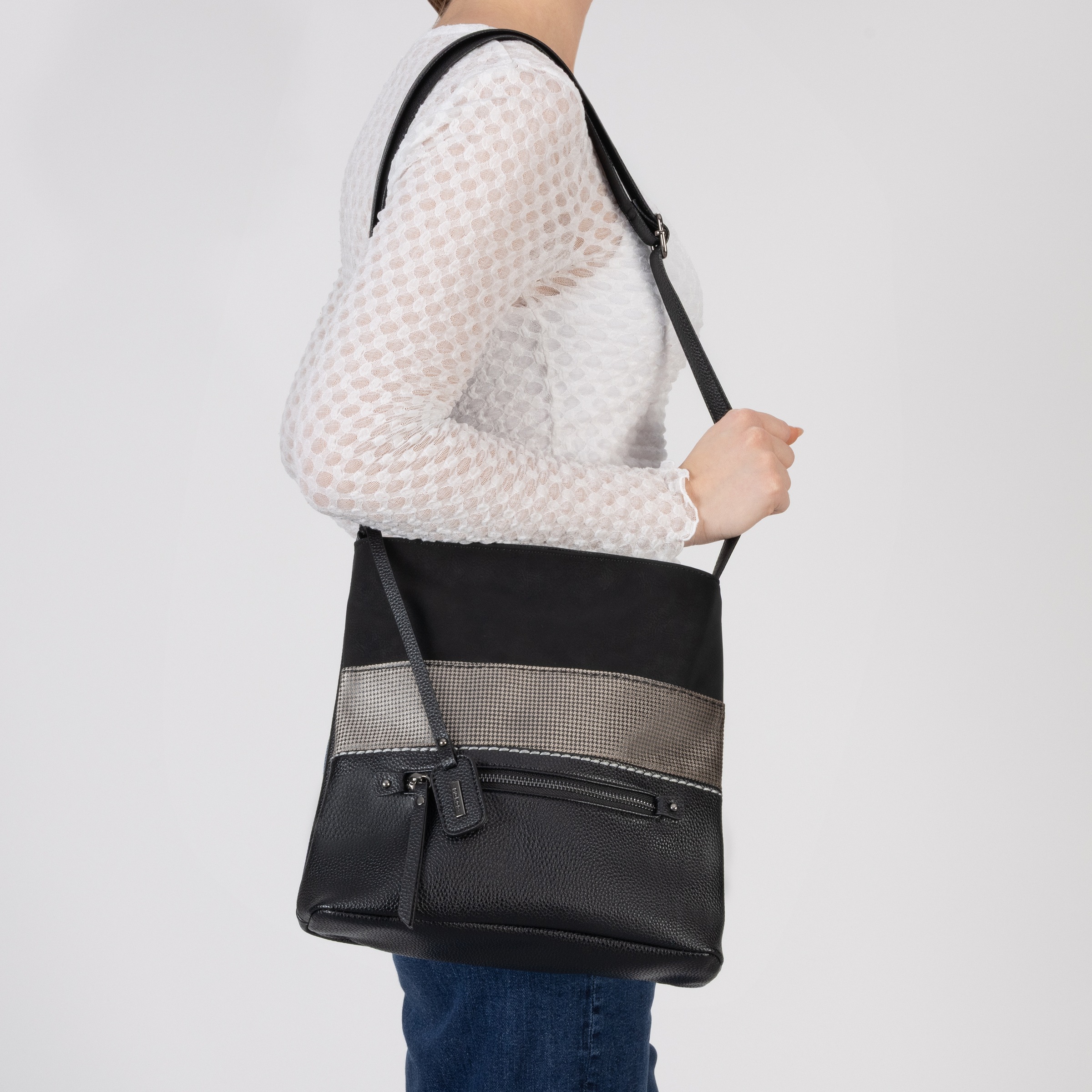 Rieker Umhängetasche »guana/guana/guana« Damen Schultertasche in schicker Farbkombination