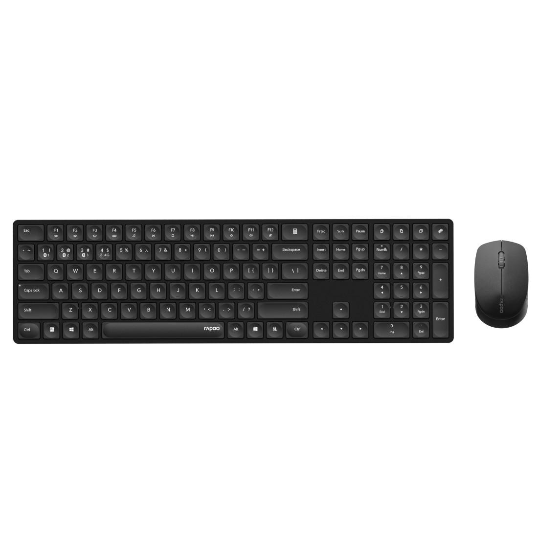 Tastatur- und Maus-Set »8020M, Kabelloses Multi-Mode-Deskset, QWERTZ«, 2.4 GHz