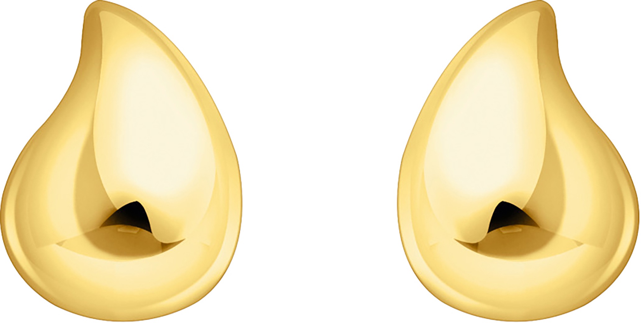 THOMAS SABO Paar Ohrstecker »Tropfen-Ohrstecker mit organischer Form, Bold Elegance«