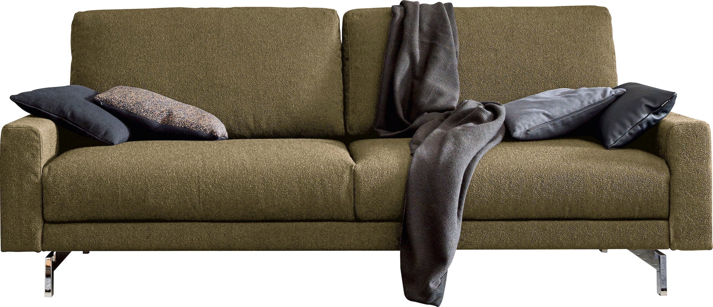 Creation BY ROLF BENZ 2,5-Sitzer »CR.450, Designsofa, Loungesofa« Armlehne niedrig, Fuß chromfarben glänzend, Breite 184 cm