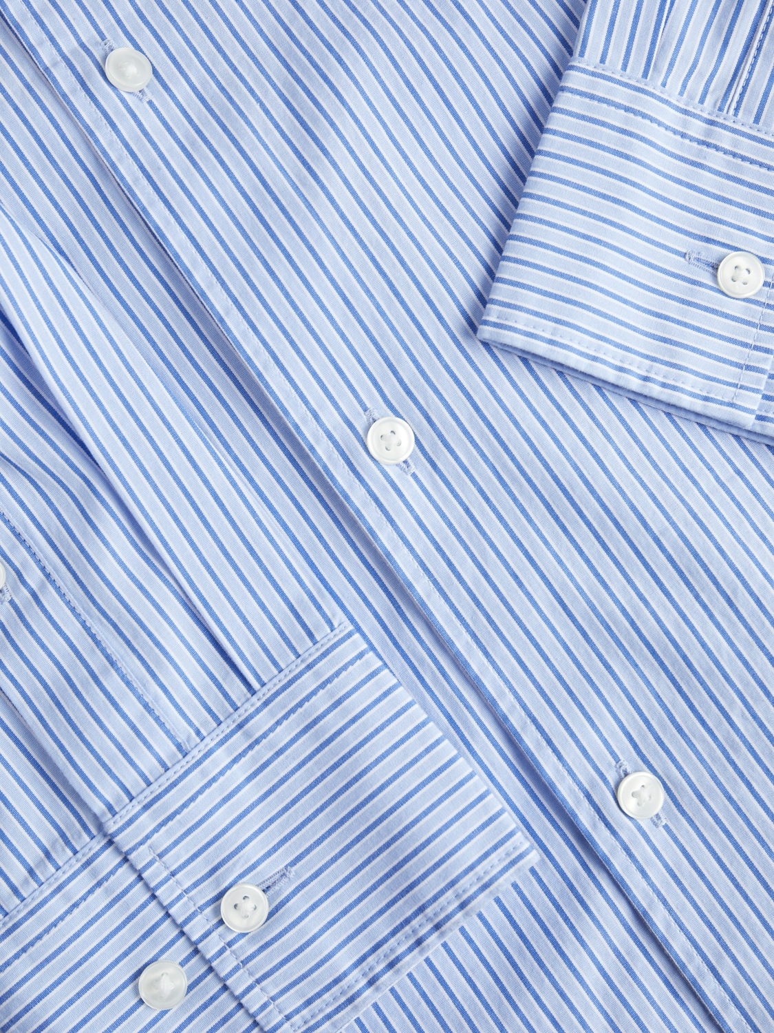 Jack & Jones Langarmhemd »JJECODY POPLIN SHIRT LS SN«, mit Streifen Muster
