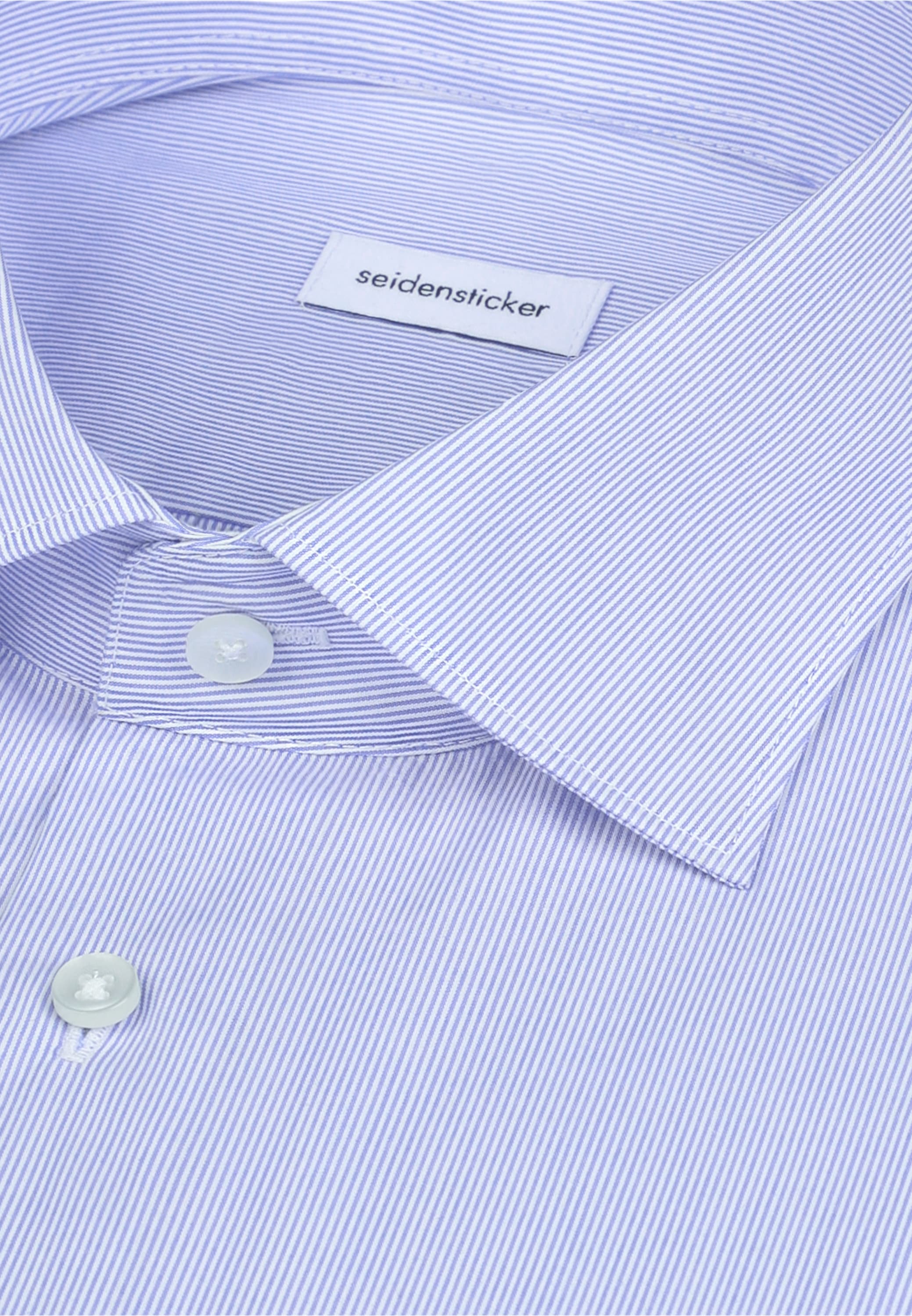 seidensticker Businesshemd »Schwarze Rose« Slim 1/1 Kentkragen Gestreift