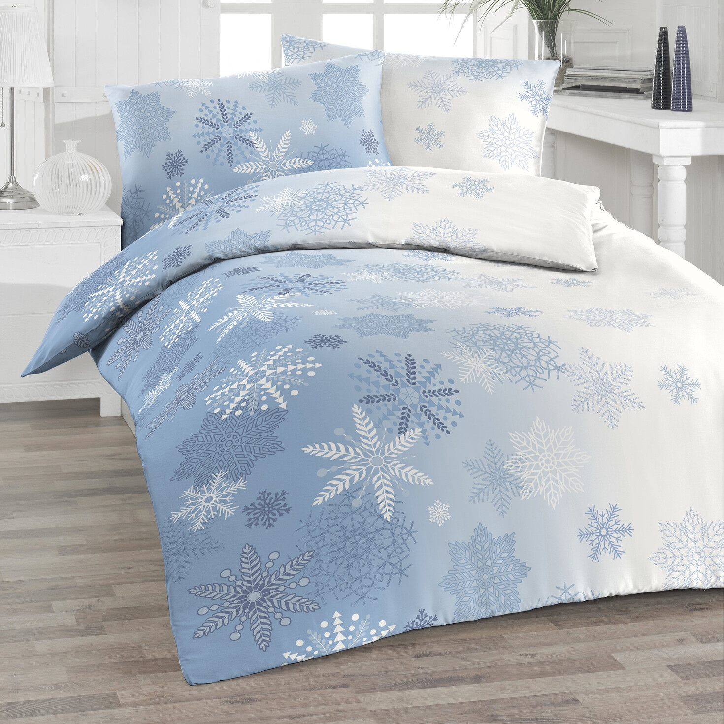 Florella Bettwäsche »Eiskristall, Flausch-Flanell, Baumwolle«