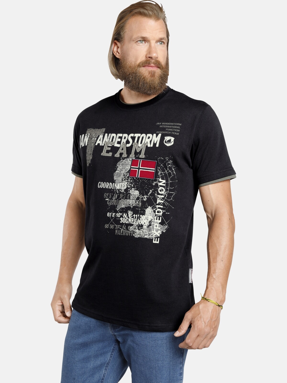 Jan Vanderstorm T-Shirt »T-Shirt ♕ SÖLVE« bei