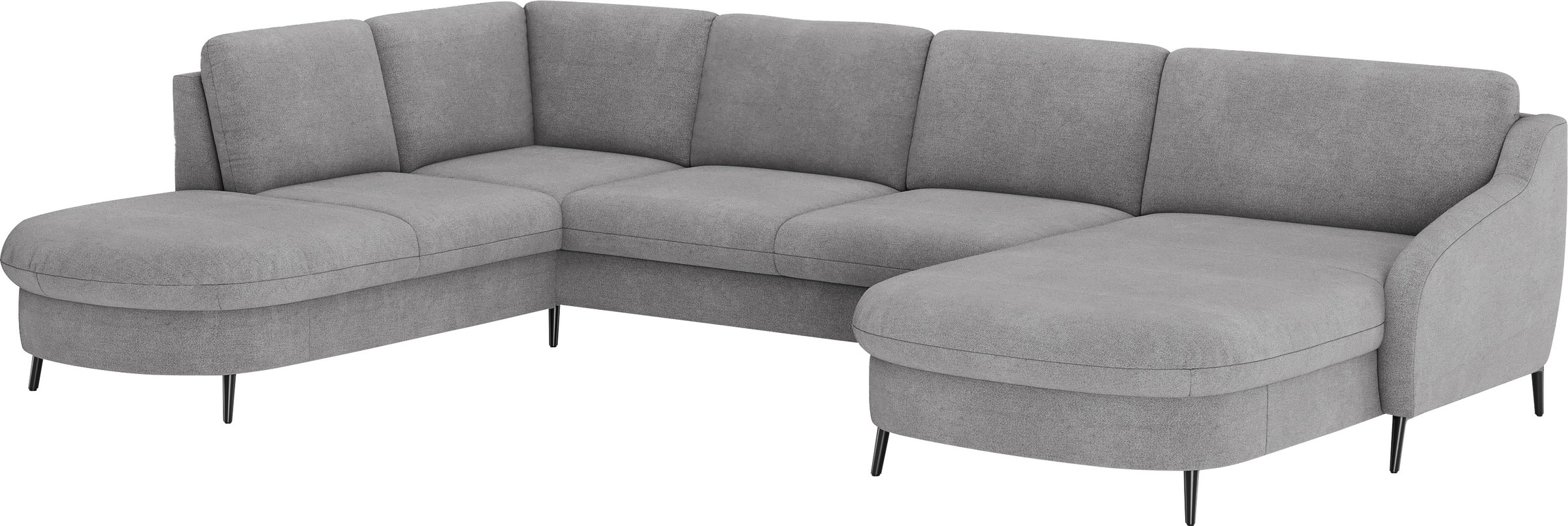 sit&more Wohnlandschaft »Soul U-Form«, wahlweise mit Bettfunktion und Bettkasten oder Schubkasten