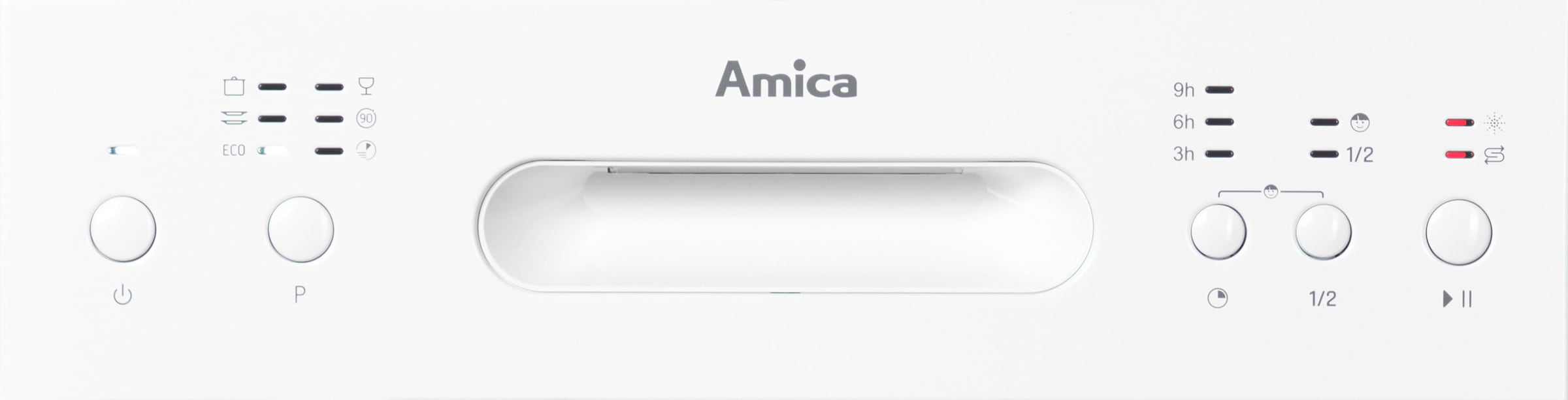 Amica Standgeschirrspüler »GSP 530 911 W«, 10 Maßgedecke