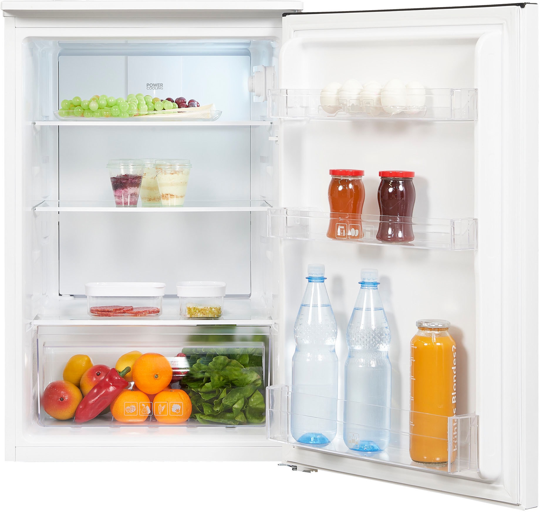 exquisit Kühlschrank »KS15-V-040E weiss«, 123 L Volumen