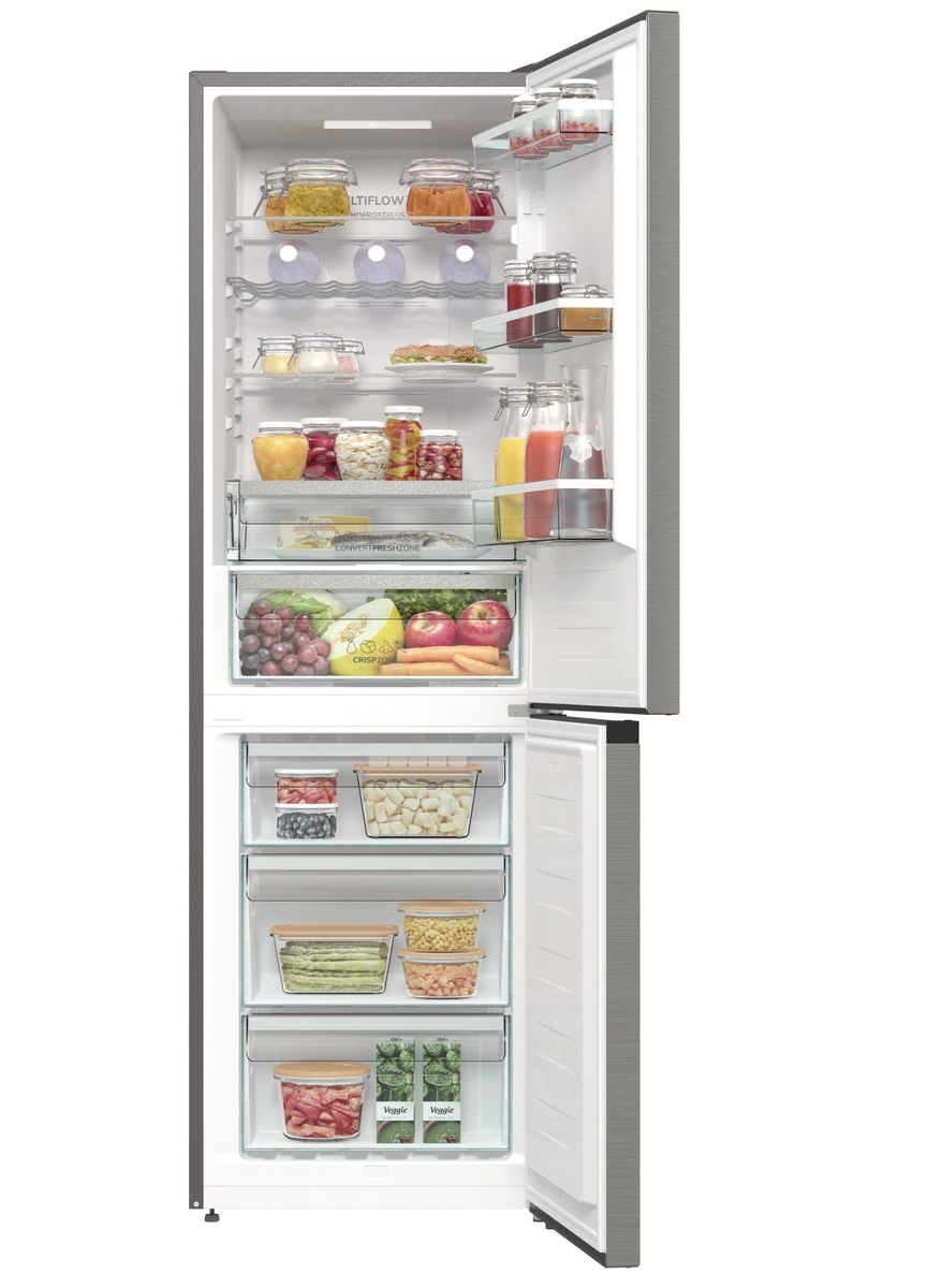 GORENJE Kühl-/Gefrierkombination »NRK619C61X4OT« 185 cm hoch 60 cm breit AdaptTech - des Gerät passt sich Ihren Bediengewohnheiten an