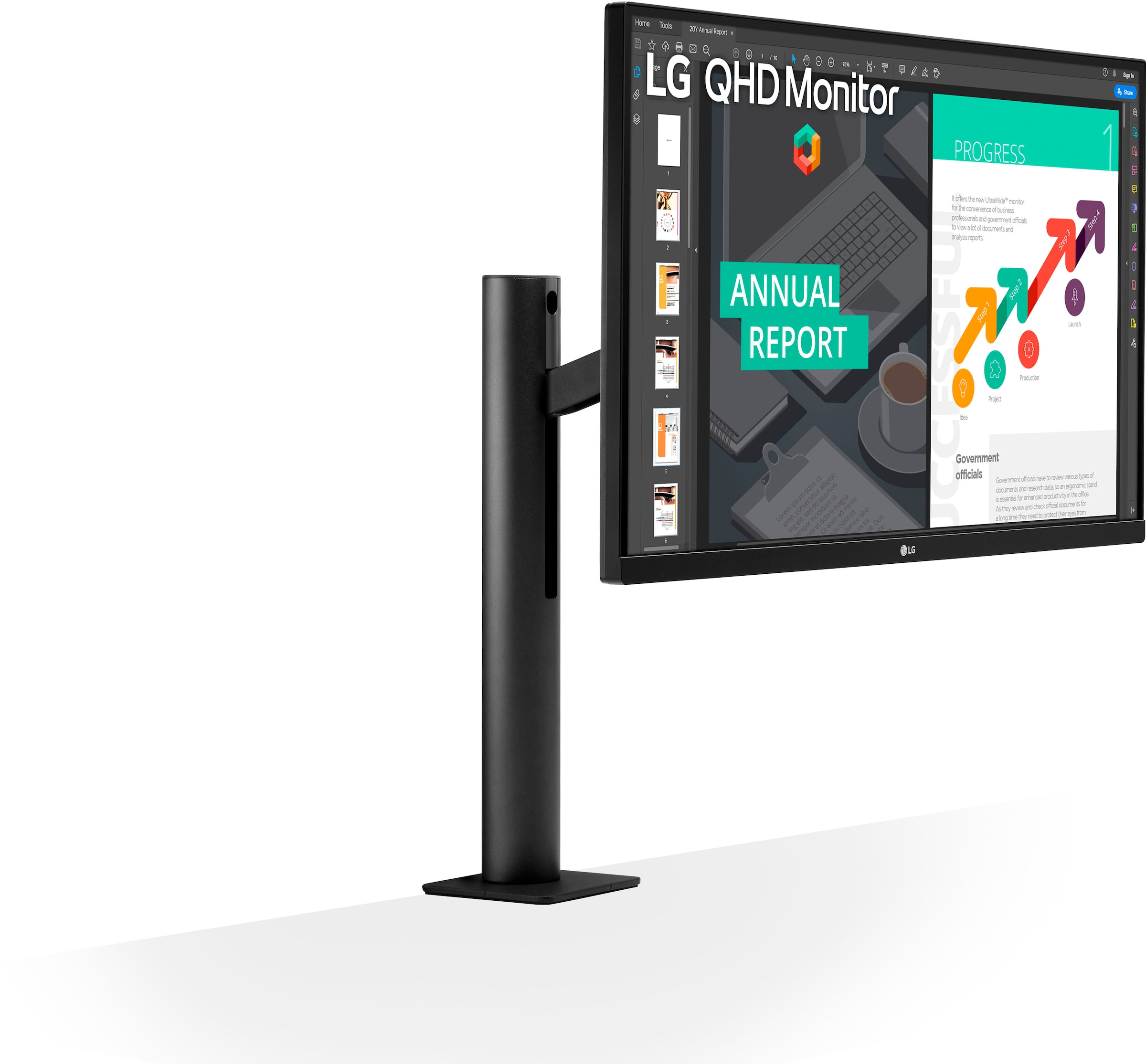 LG LED-Monitor »27QN880P«, 68,47 cm/27 Zoll, 2560 x 1440 px, QHD, 5 ms Reaktionszeit, 75 Hz