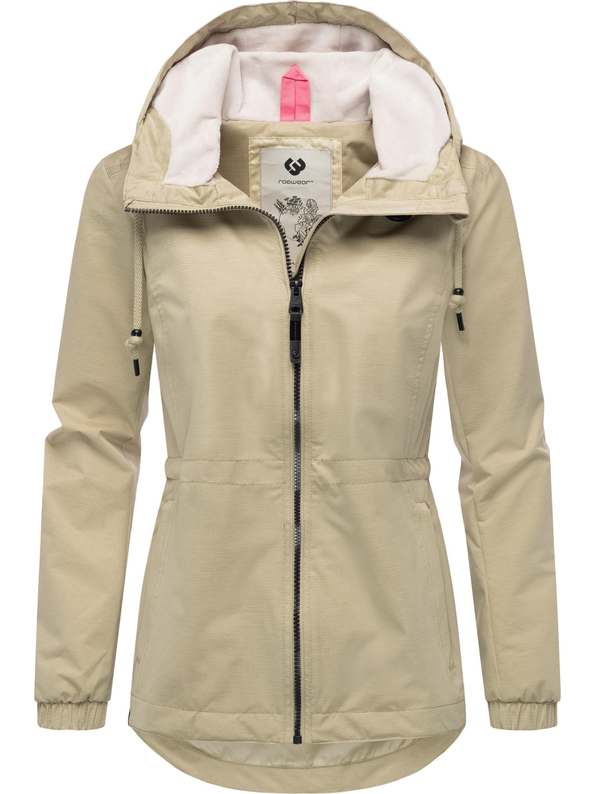 Ragwear Outdoorjacke »Übergangsjacke Dankka Tech« mit Kapuze Stylische Damen Übergangsjacke aus wasserdichtem Material
