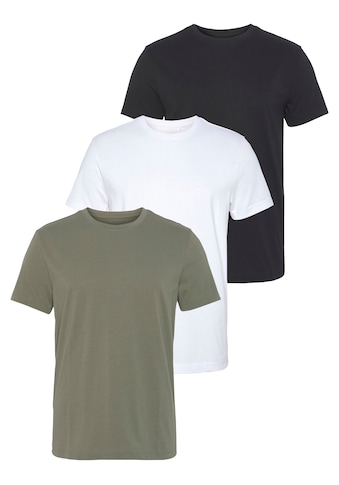 T-Shirt, (Set, 3 tlg., 3er-Pack)