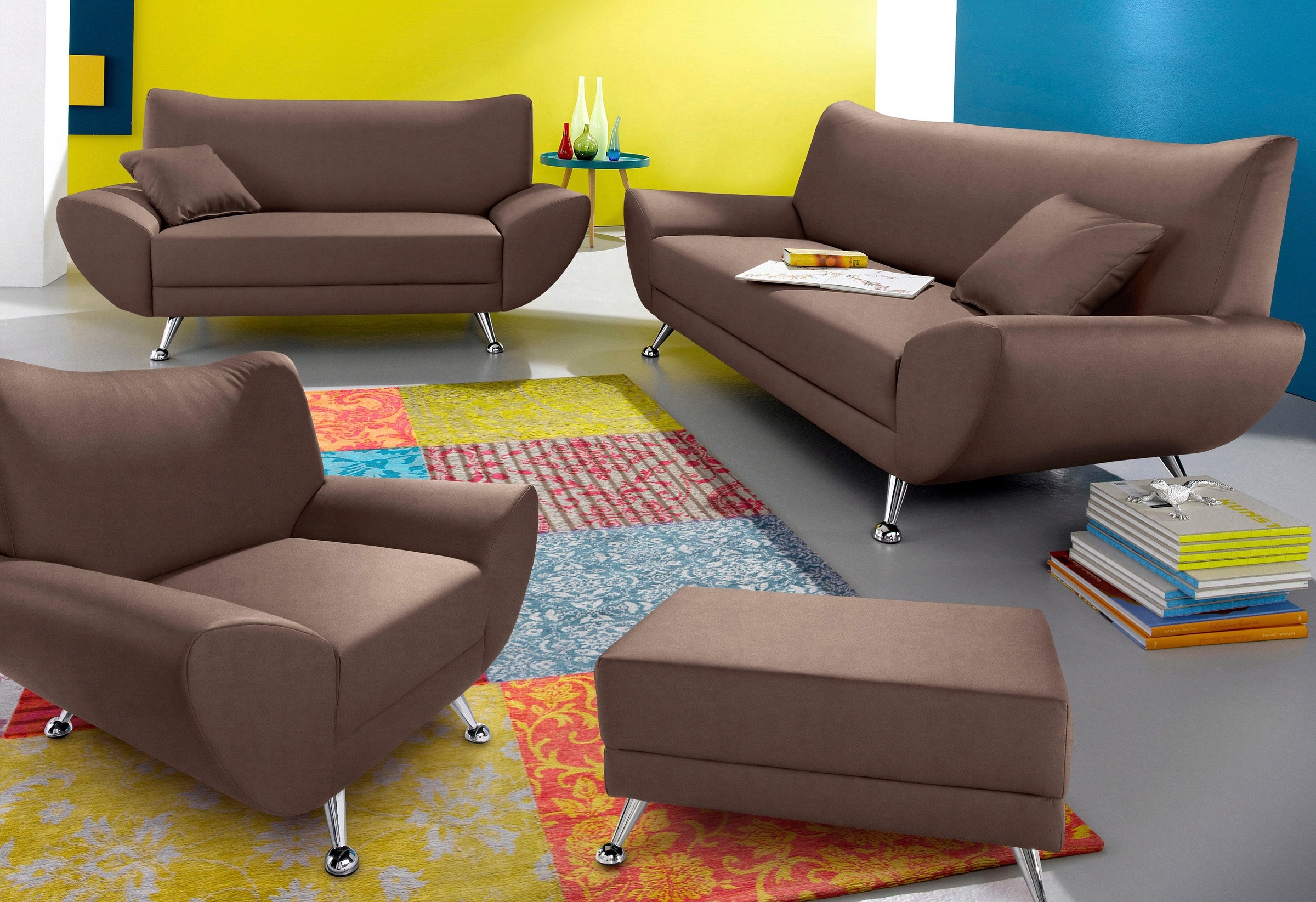 Home affaire Polstergarnitur »Saltare elegant und komfortabel, OTTOs Choice, 3-2-1« 3 Stk. tlg.