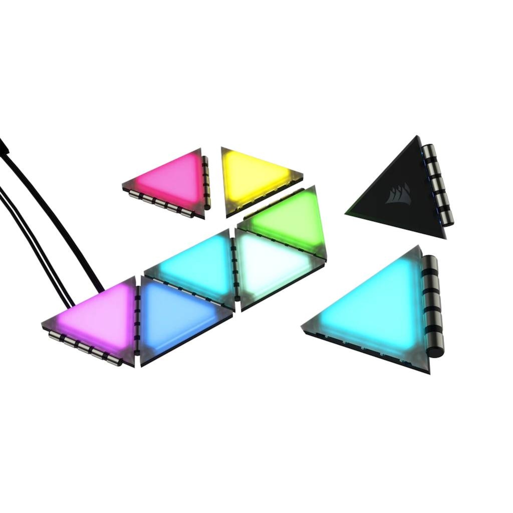Corsair PC-Gehäuse »iCUE LC100 Smart Case Lighting Triangles, Starter Kit«