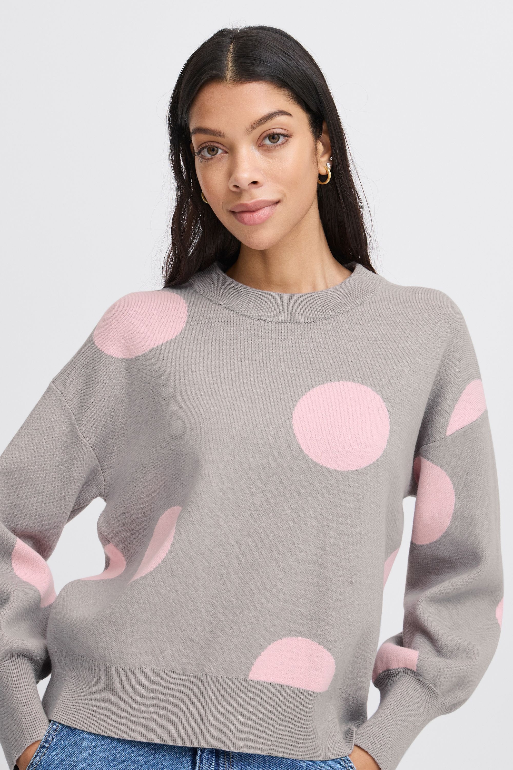 b.young Strickpullover »Strickpullover BYOMME DOT JUMPER -«
