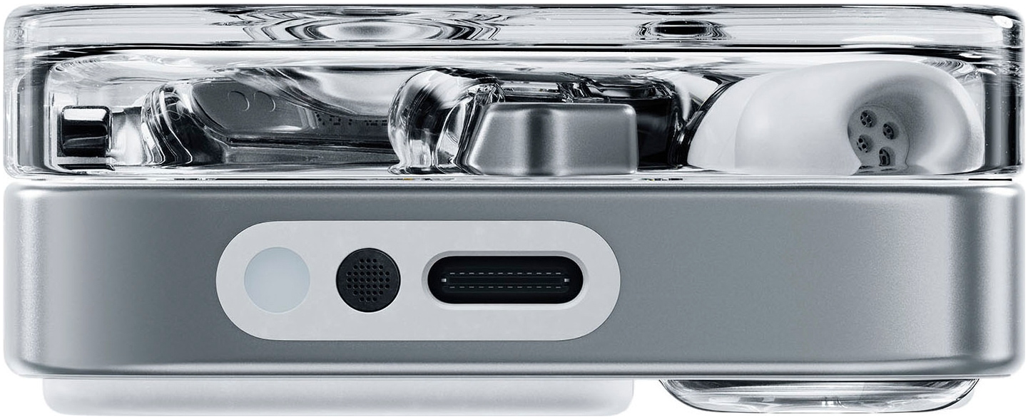 NOTHING wireless In-Ear-Kopfhörer »Ear (3)« Bluetooth Active Noise Cancelling (ANC) | Echo Noise Cancellation | integrierte Steuerung für Anrufe und Musik