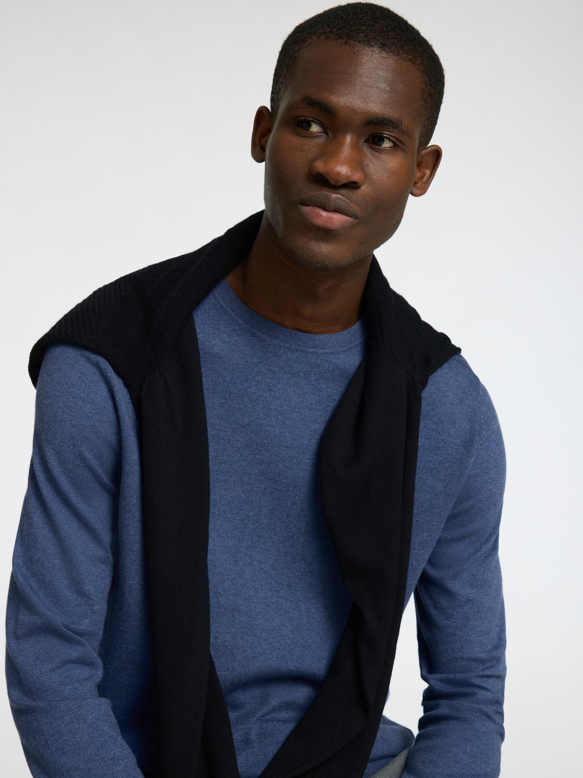 SELECTED HOMME Strickpullover »SLHBERG CREW NECK NOOS«