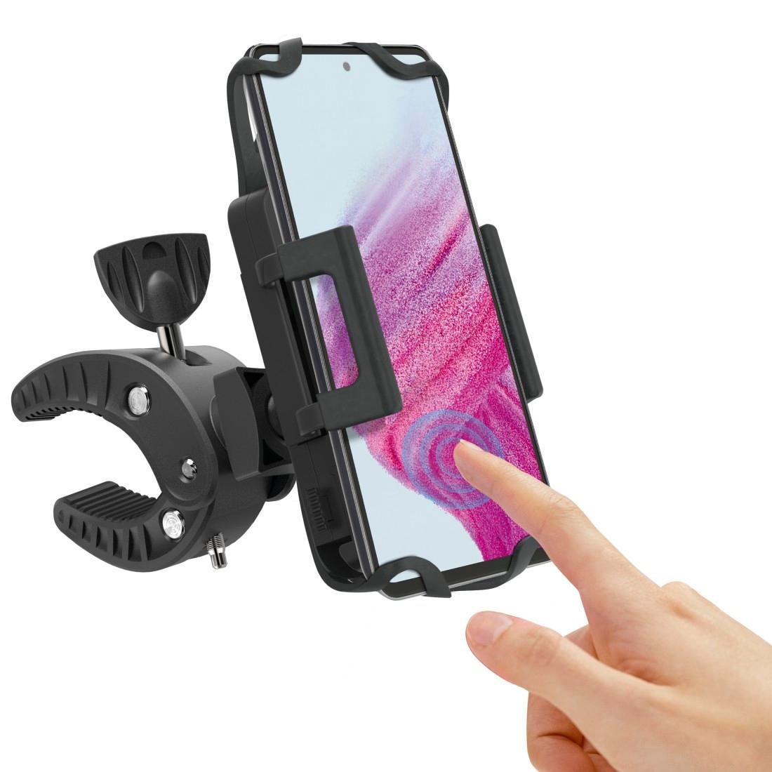 Hama Smartphone-Halterung »Fahrrad-Handyhalterung Strong 360 Grad drehbar univers. f. Smartphones«