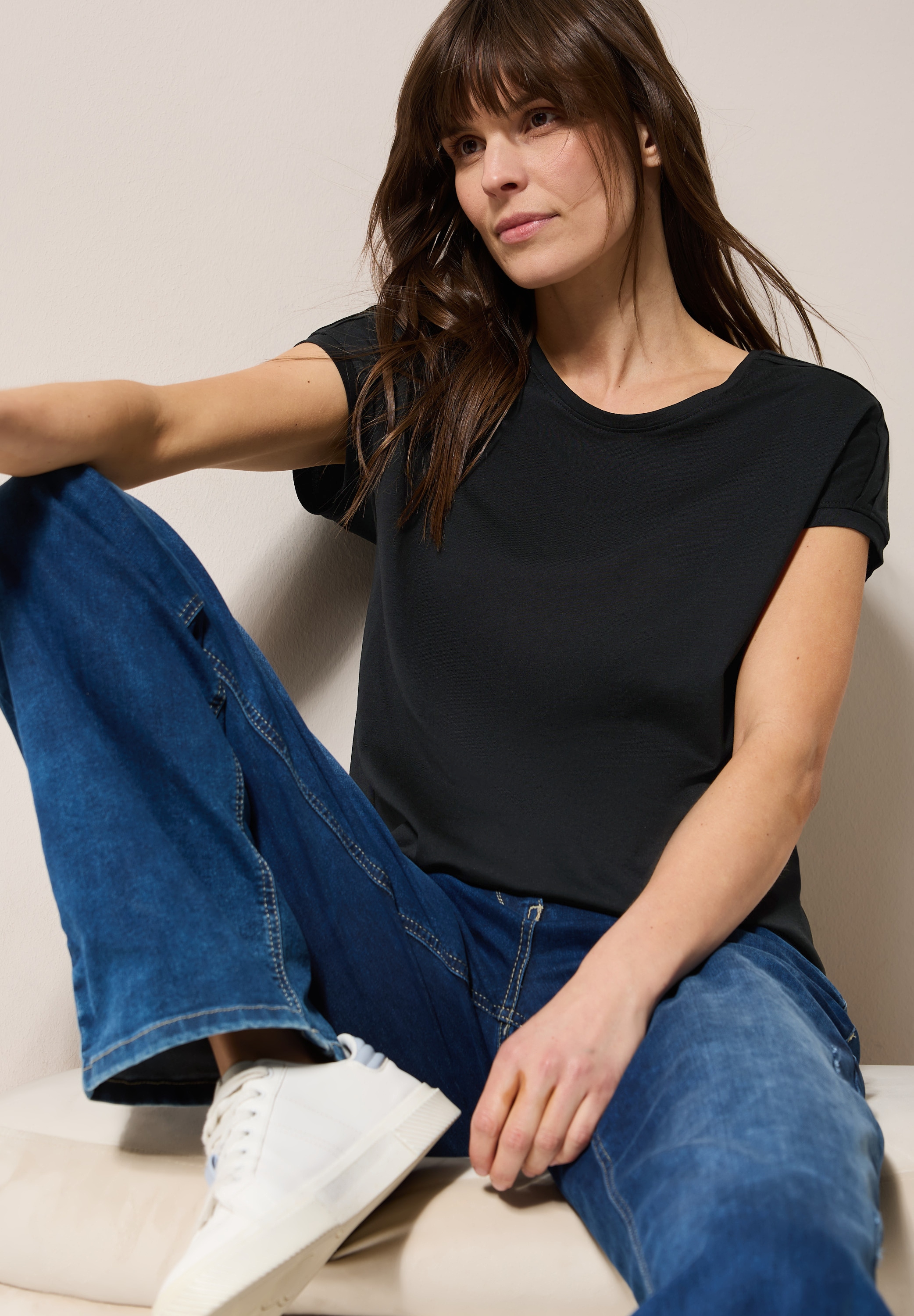 Cecil T-Shirt, mit elastischem Bund