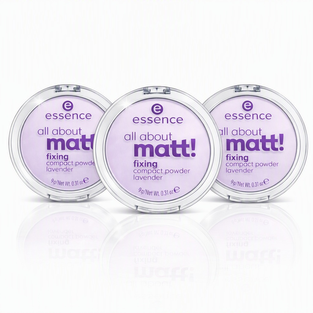 Essence Puder »all about matt! fixing compact powder lavender«