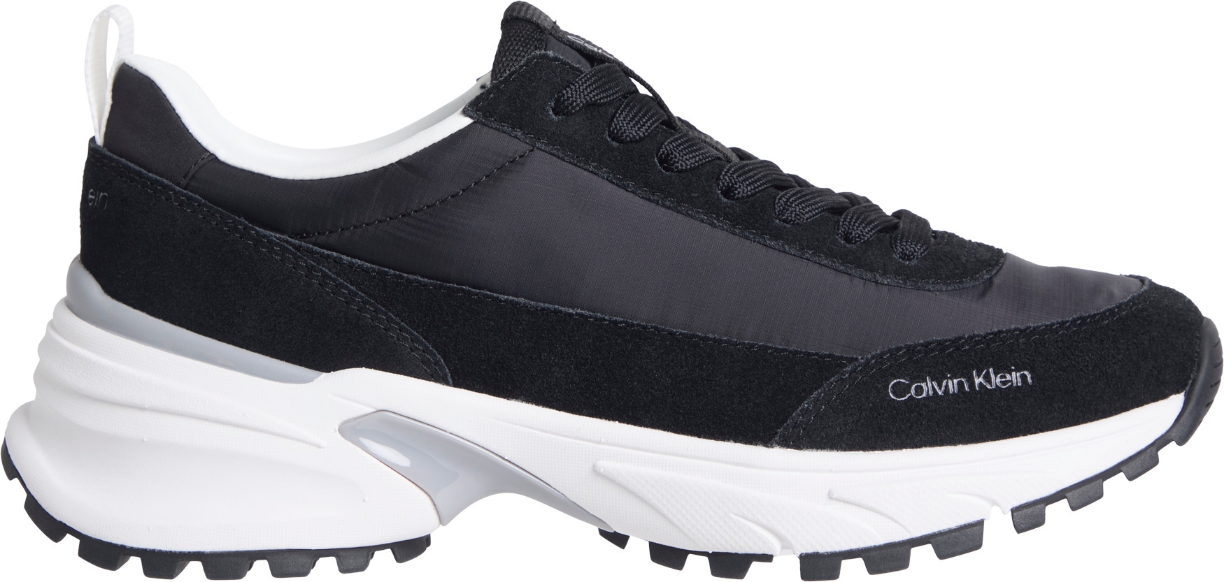 Calvin Klein Jeans Plateausneaker »HIKE RUNNER MG NYLON MIX«  Freizeitschuh, Halbschuh, Schnürschuh mit Profilsohle