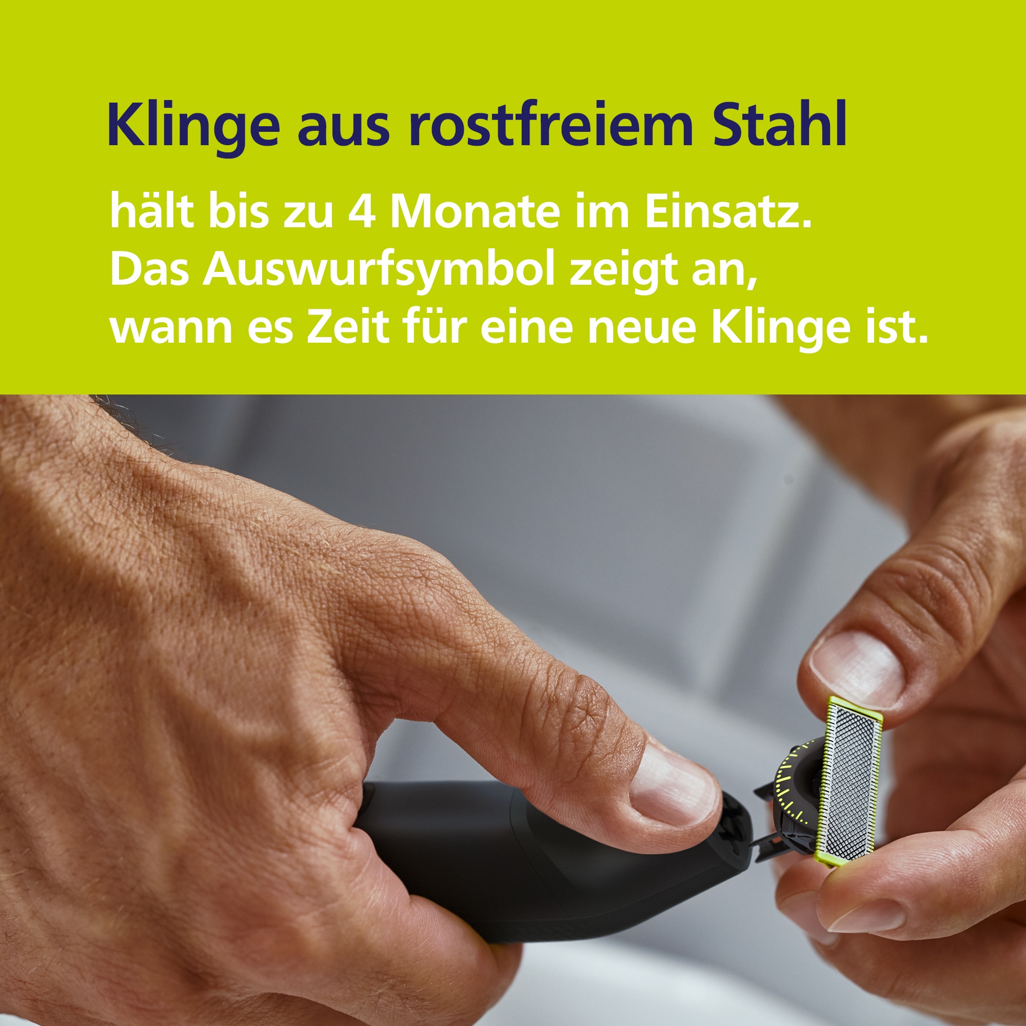 Philips Elektrorasierer »OneBlade Pro 360 Face & Body QP6552/30«, 3 St. Aufsätze, 360 Grad Klinge, 20 Längeneinstellungen, inkl. Aufbewahrungstasche